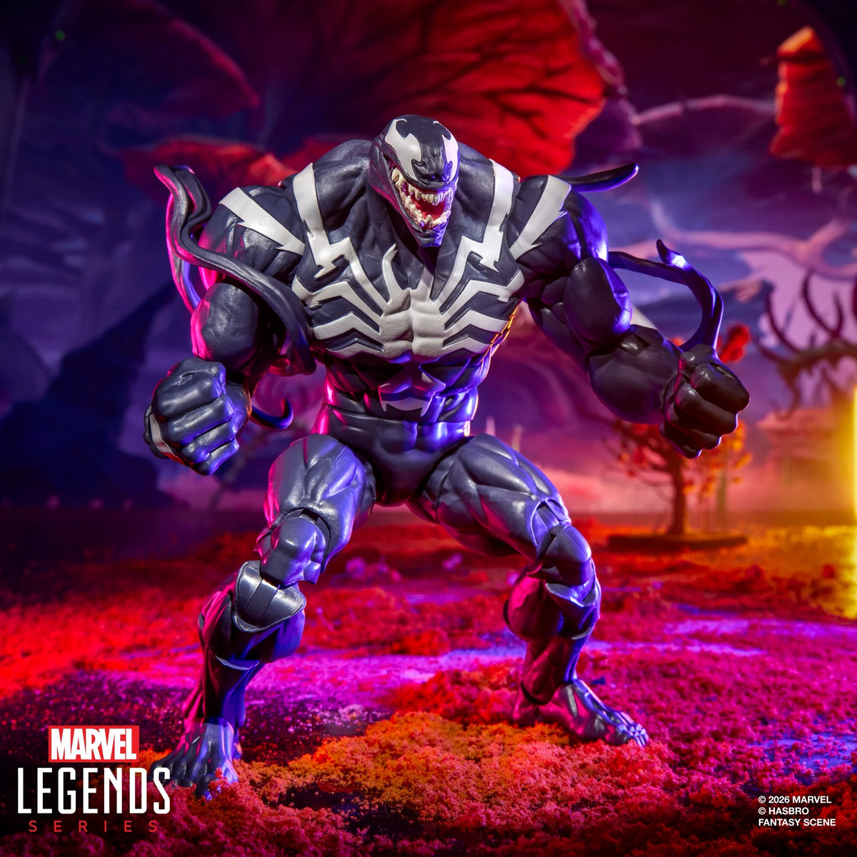 Marvel Rivals Marvel Legends Venom and Jeff the Land Shark Action Figure Two-Pack