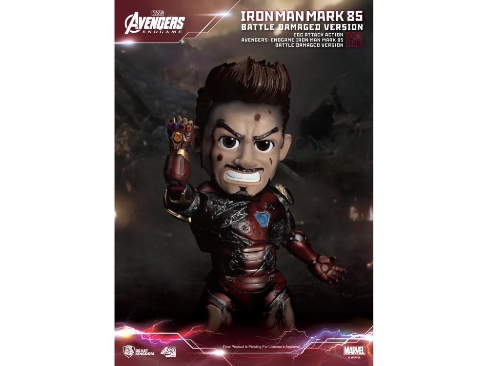 Avengers: Endgame Egg Attack Action EAA-138 Iron Man MK-85 (Battle Damage)