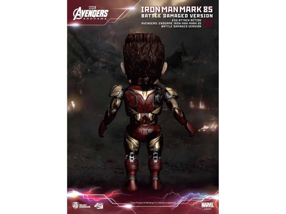 Avengers: Endgame Egg Attack Action EAA-138 Iron Man MK-85 (Battle Damage)