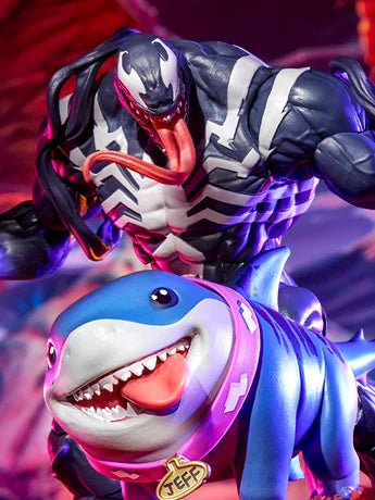 Marvel Rivals Marvel Legends Venom and Jeff the Land Shark Action Figure Two-Pack