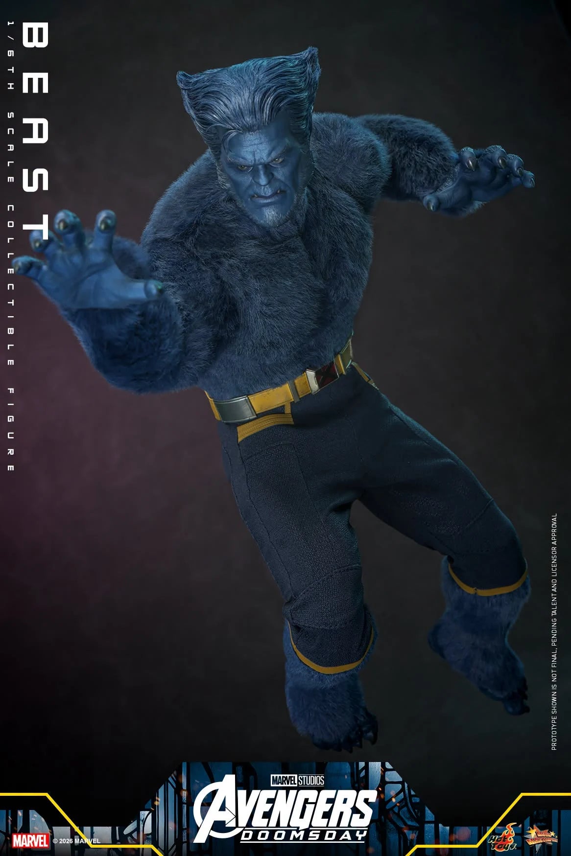Pre-Order - Avengers: Doomsday MMS920 Beast 1/6th Scale Collectible Figure