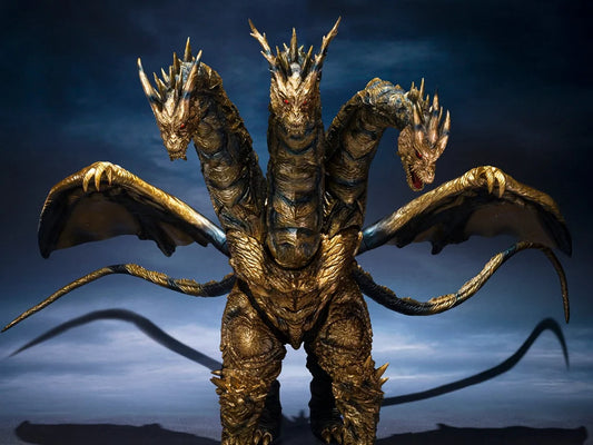 Pre-Order - Godzilla: Final Wars (2004) S.H.MonsterArts Keizer Ghidorah Action Figure