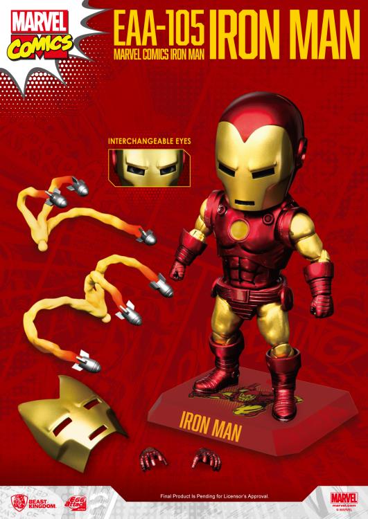 Marvel Comics Egg Attack Action EAA-105 Iron Man (Classic)