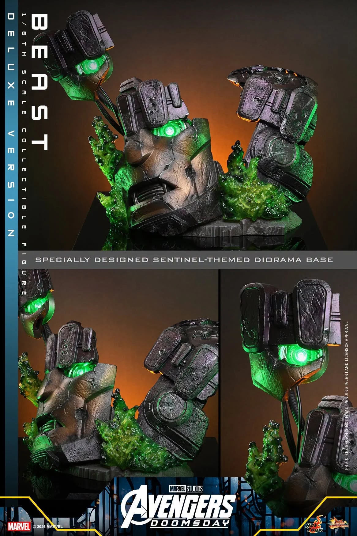 Pre-Order - Avengers: Doomsday MMS921 Beast (Deluxe Ver.) 1/6th Scale Collectible Figure