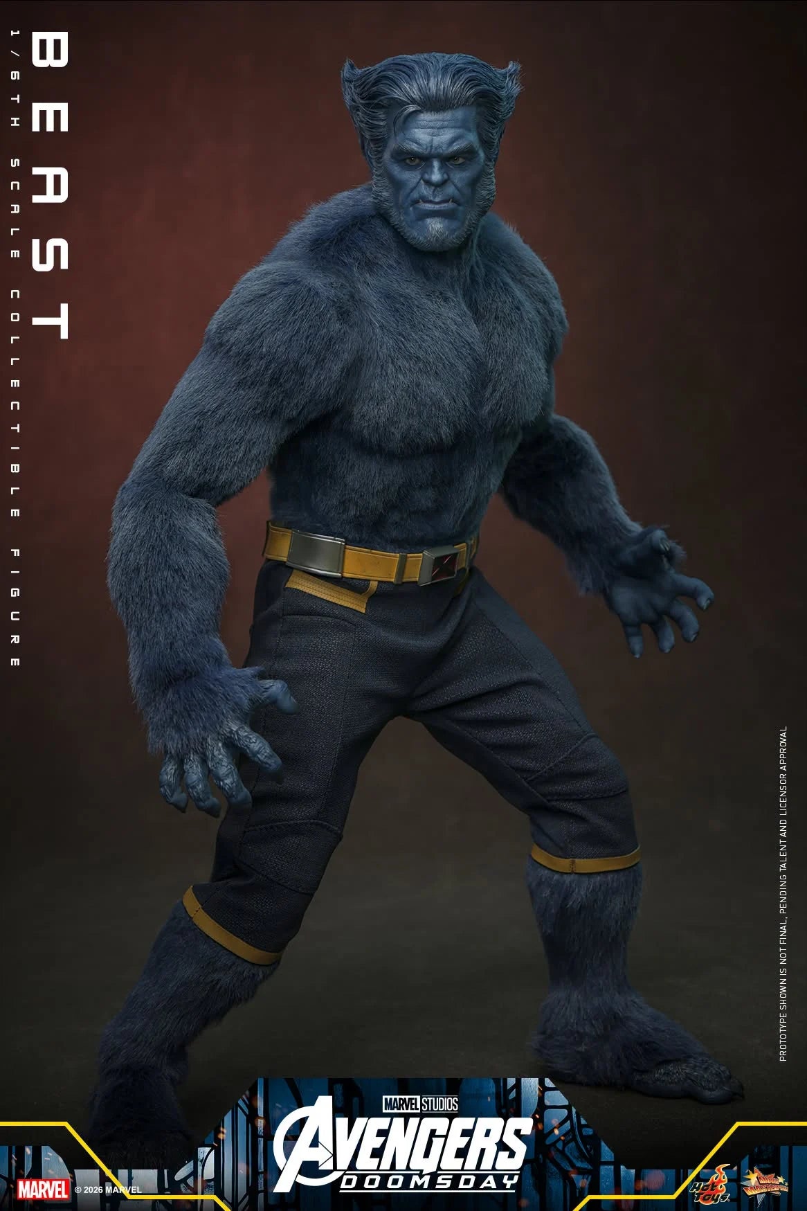 Pre-Order - Avengers: Doomsday MMS921 Beast (Deluxe Ver.) 1/6th Scale Collectible Figure