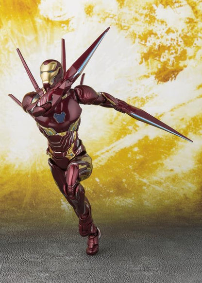Avengers: Infinity War S.H.Figuarts Iron Man Mark L Action Figure With Nano-Weapon Set