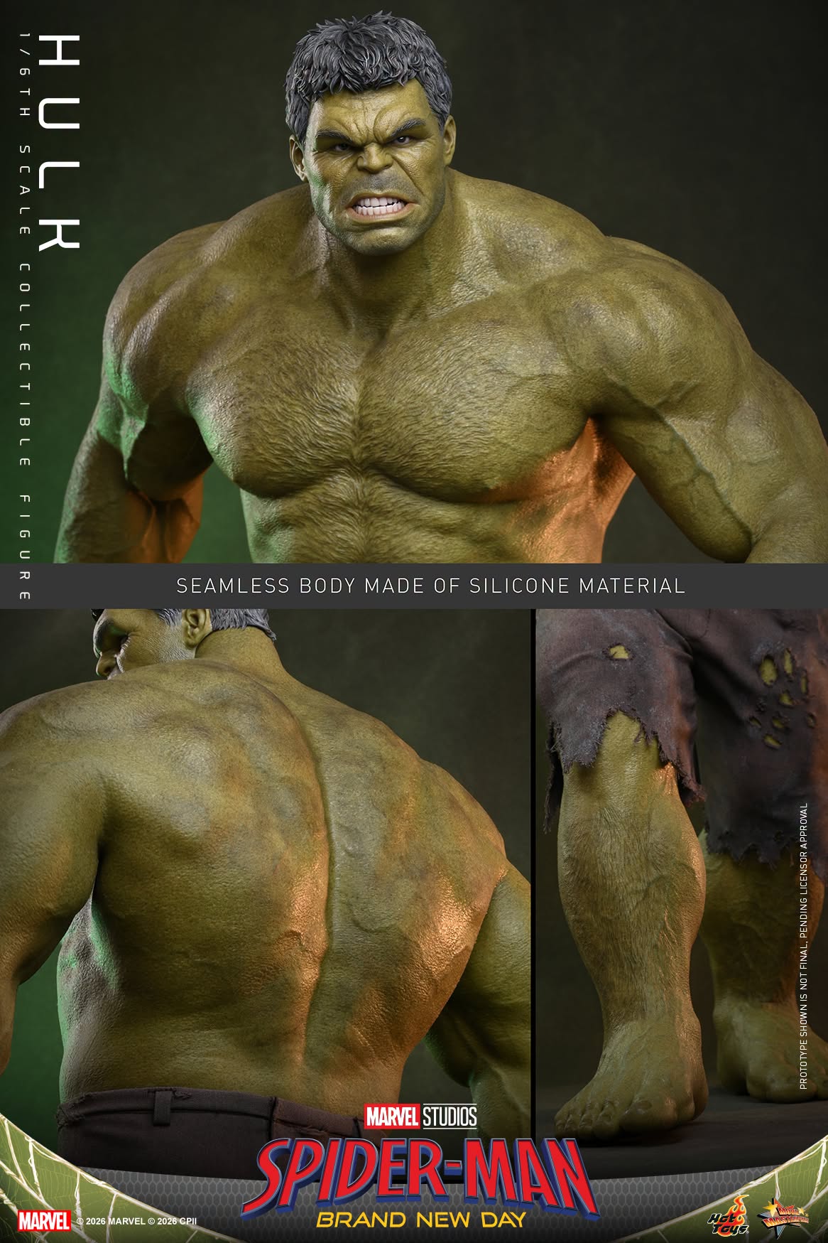 Pre-Order - Spider-Man: Brand New Day MMS905 Hulk 1/6th Scale Collectible Figure