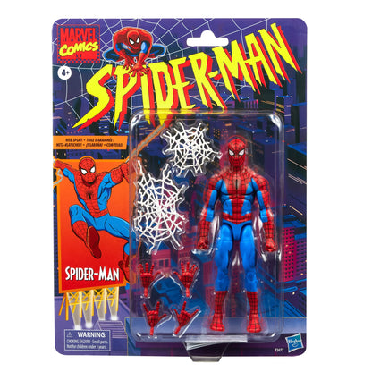Spider-Man Marvel Legends Retro Collection Spider-Man (Cel Shaded Ver.) Action Figure
