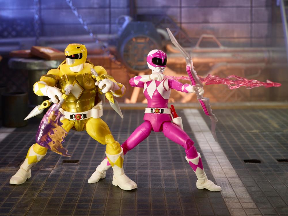 Power Rangers X Teenage Mutant Ninja Turtles Lightning Collection Morphed April O'Neil & Morphed Michelangelo