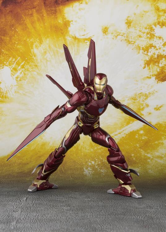 Avengers: Infinity War S.H.Figuarts Iron Man Mark L Action Figure With Nano-Weapon Set