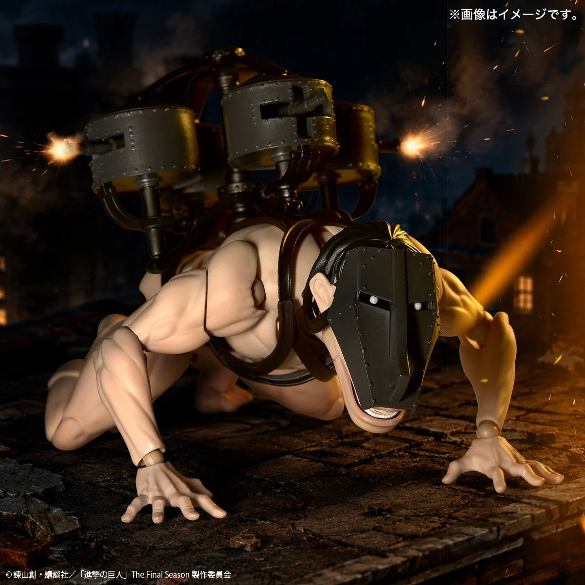 Pre-Order - Attack on Titan Amazing Yamaguchi Revoltech NR150 Cart Titan Action Figure