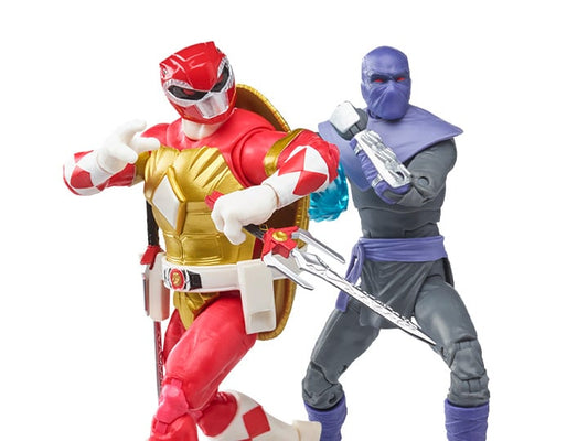 Power Rangers X Teenage Mutant Ninja Turtles Lightning Collection Morphed Raphael & Foot Soldier Tommy