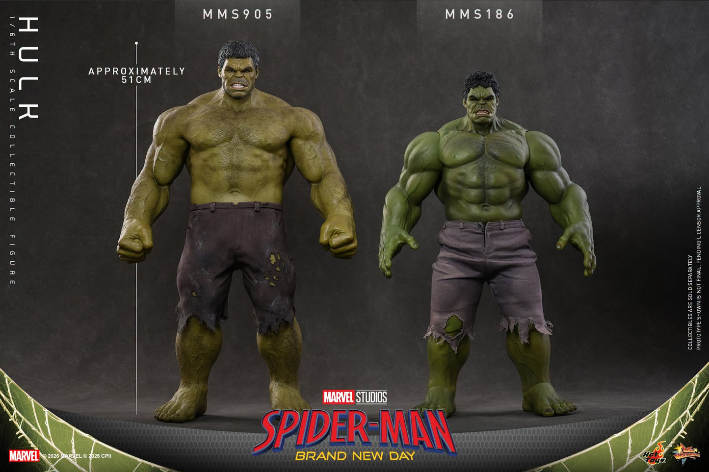 Pre-Order - Spider-Man: Brand New Day MMS905 Hulk 1/6th Scale Collectible Figure
