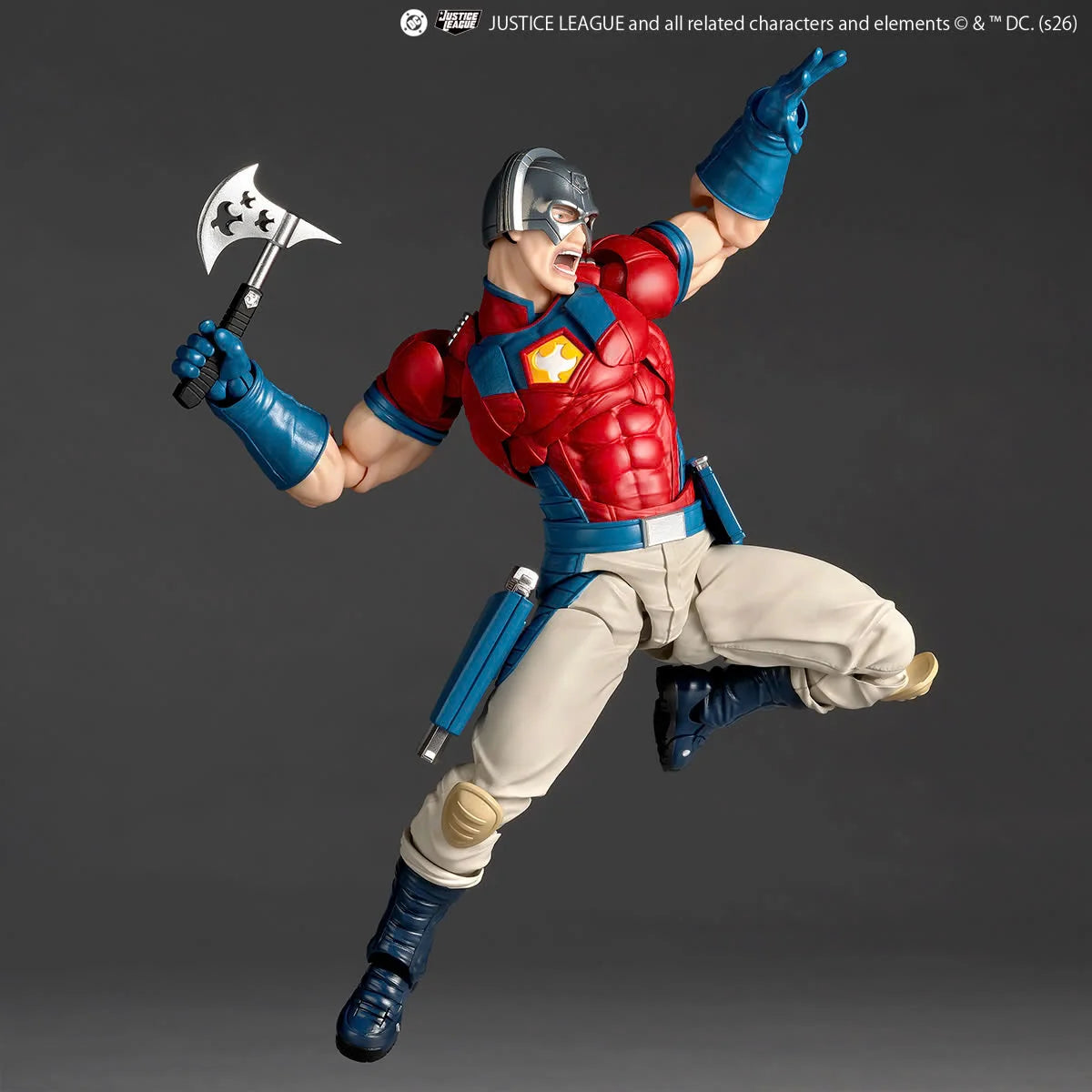 Pre-Order - DC Comics Amazing Yamaguchi Revoltech NR154 Peacemaker Action Figure