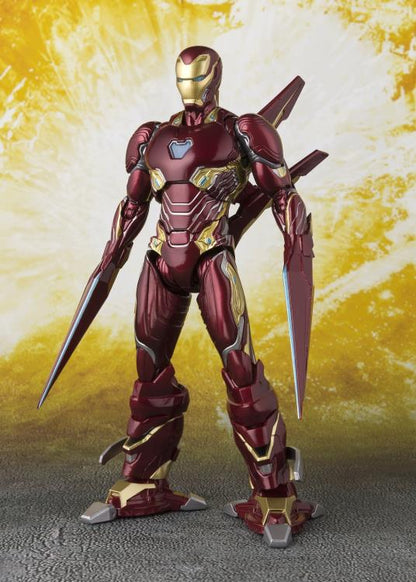 Avengers: Infinity War S.H.Figuarts Iron Man Mark L Action Figure With Nano-Weapon Set