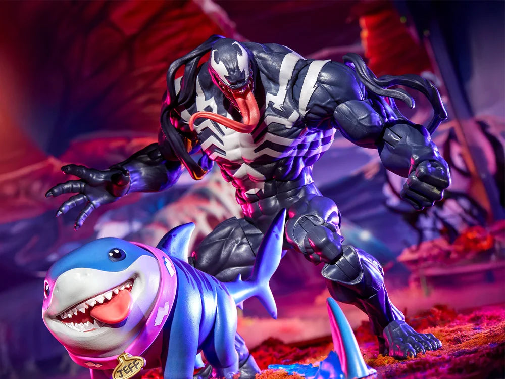 Marvel Rivals Marvel Legends Venom and Jeff the Land Shark Action Figure Two-Pack
