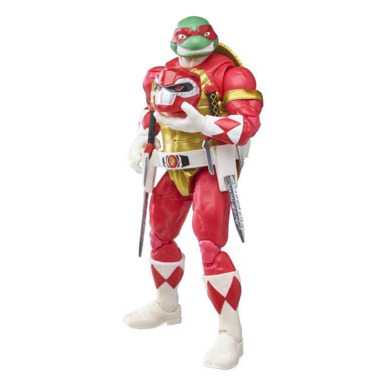 Power Rangers X Teenage Mutant Ninja Turtles Lightning Collection Morphed Raphael & Foot Soldier Tommy