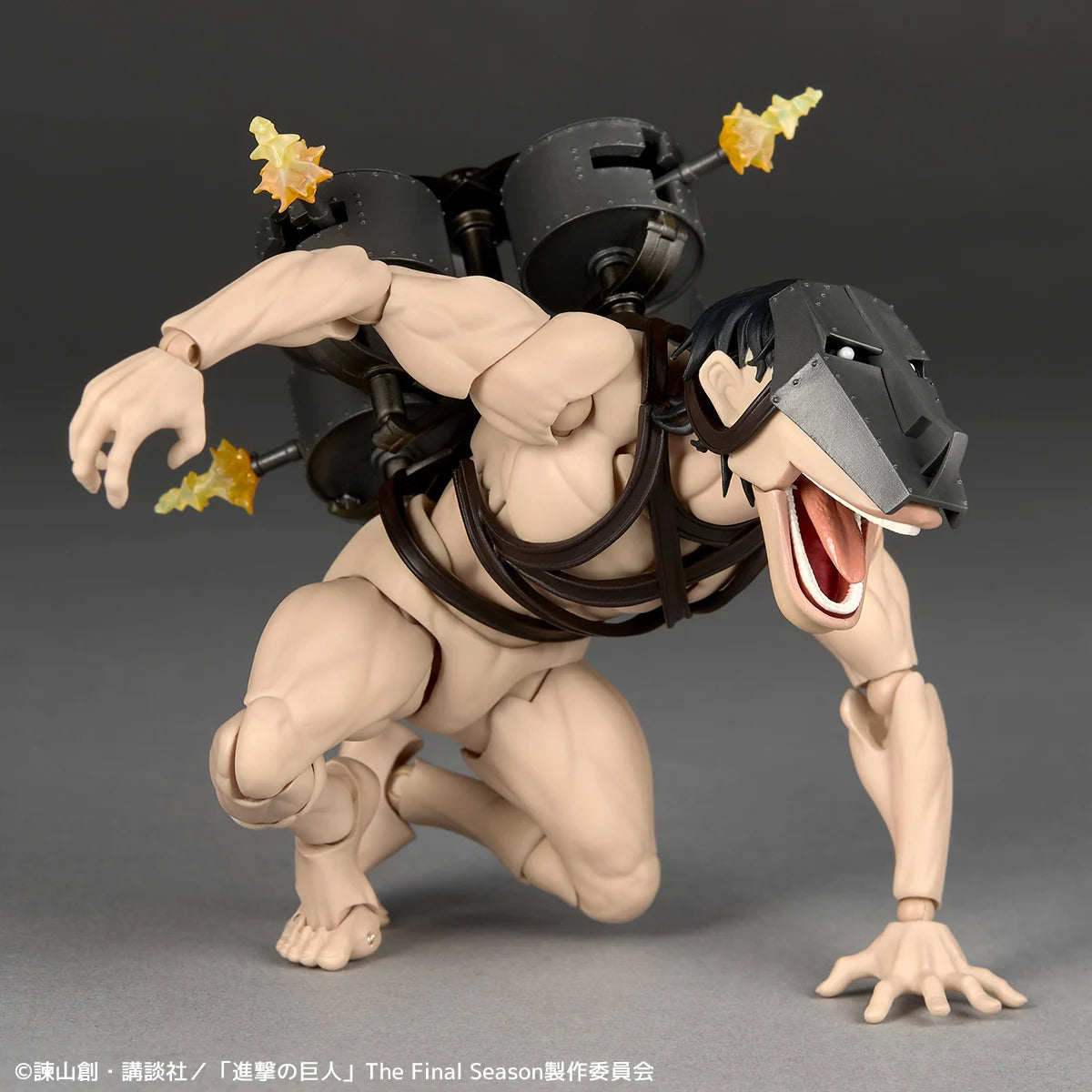 Pre-Order - Attack on Titan Amazing Yamaguchi Revoltech NR150 Cart Titan Action Figure