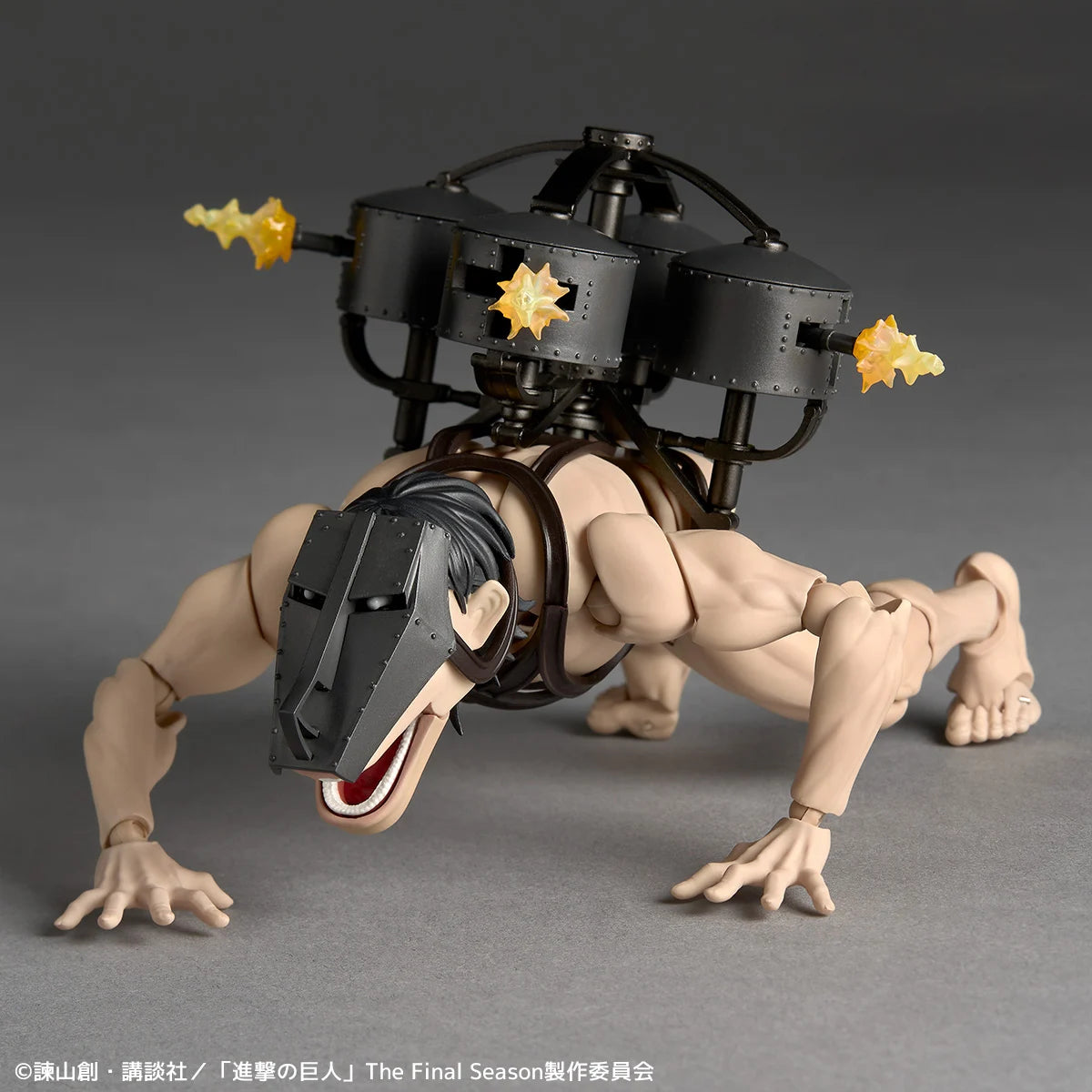 Pre-Order - Attack on Titan Amazing Yamaguchi Revoltech NR150 Cart Titan Action Figure
