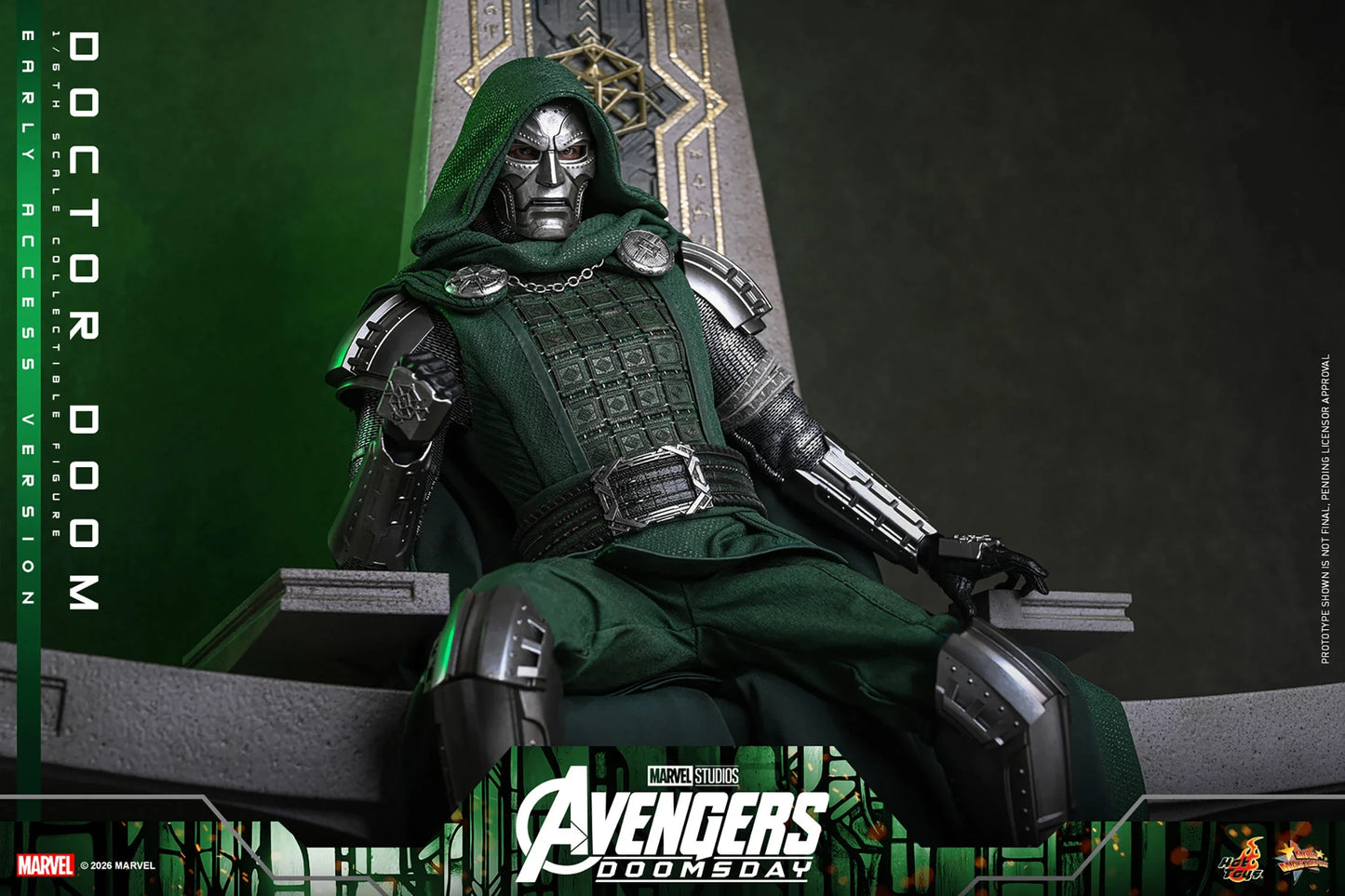 Pre-Order - Avengers: Doomsday MMS906 Doctor Doom 1/6th Scale Collectible Figure
