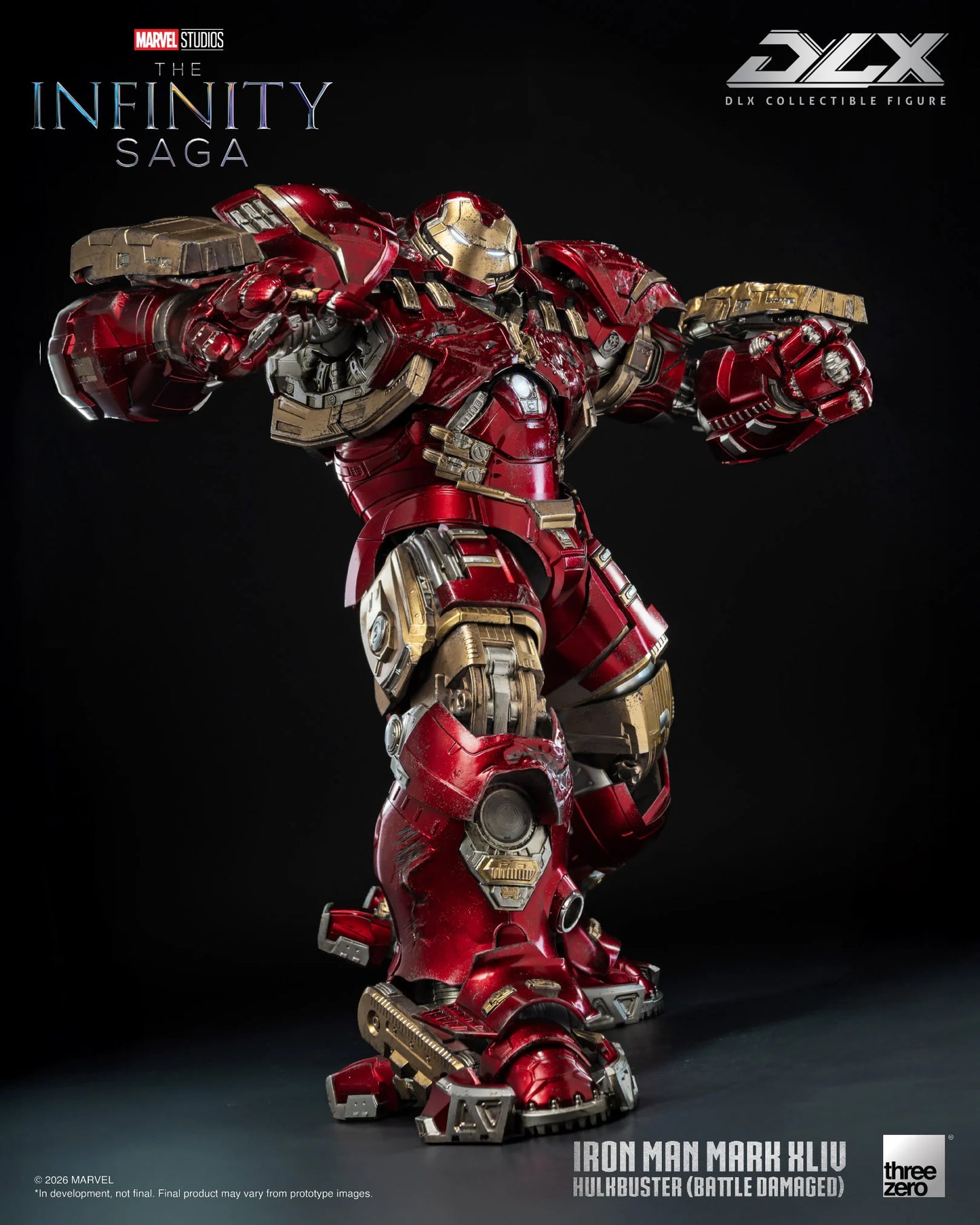 PRE-ORDER - Marvel: The Infinity Saga DLX Iron Man 44 Hulkbuster (Battle Damaged) Action Figure