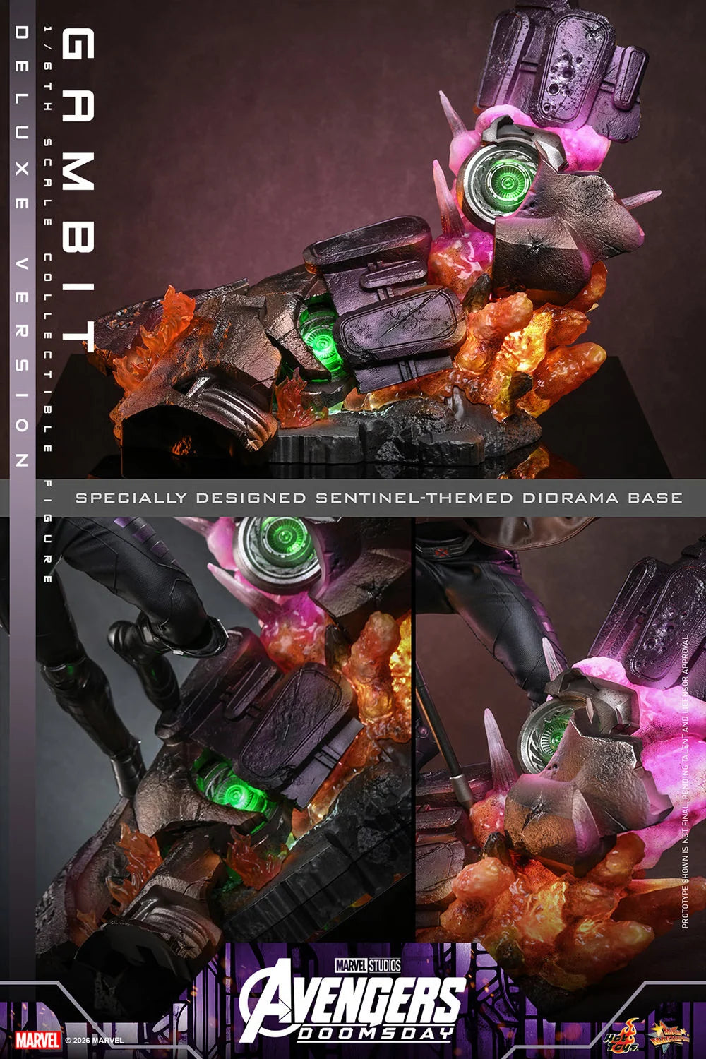 Pre-Order -Avengers: Doomsday MMS911 Gambit (Deluxe Ver.) 1/6th Scale Collectible Figure