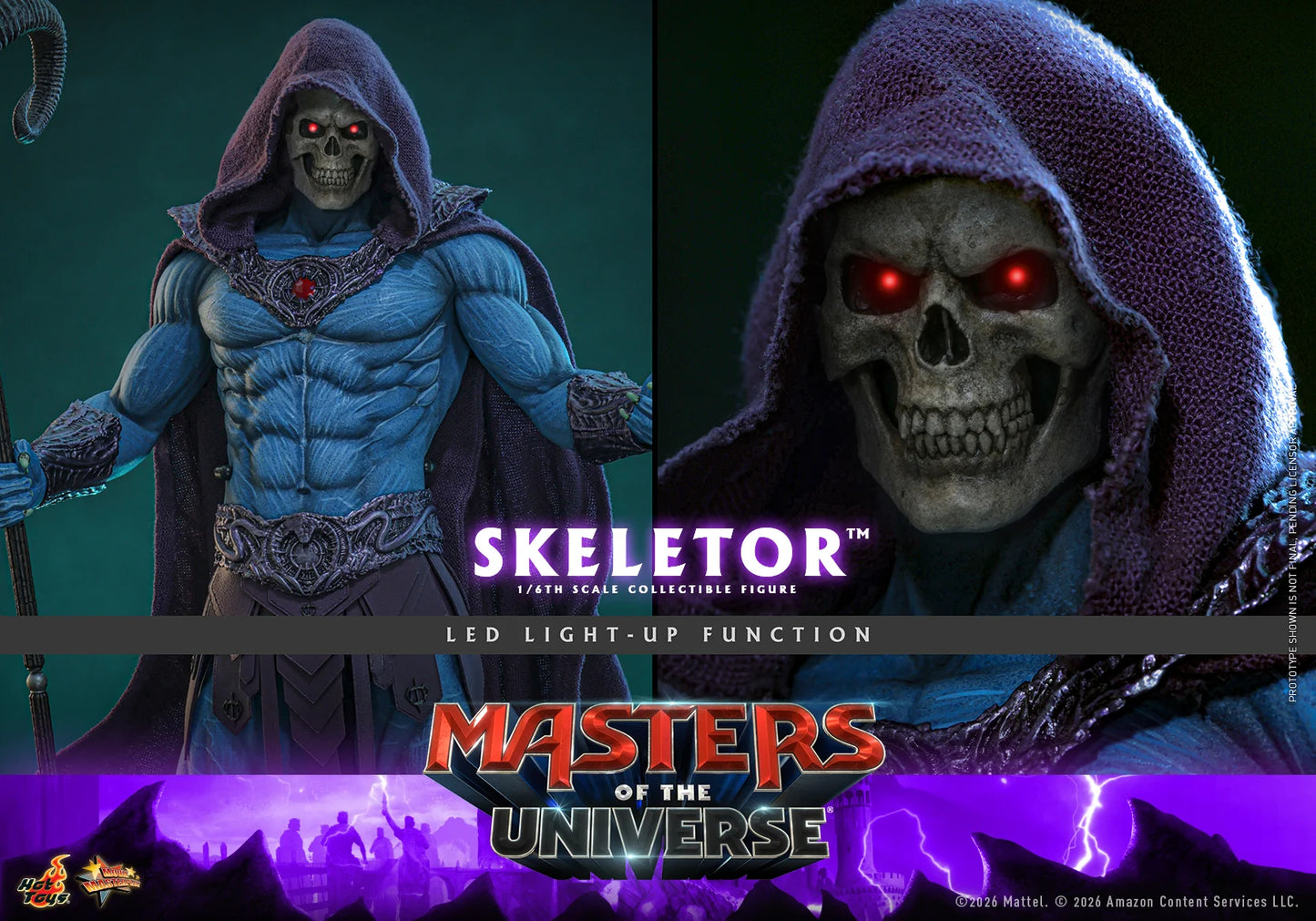 Pre-Order: Masters of the Universe (2026) MMS889 Skeletor 1/6th Scale Collectible Figure