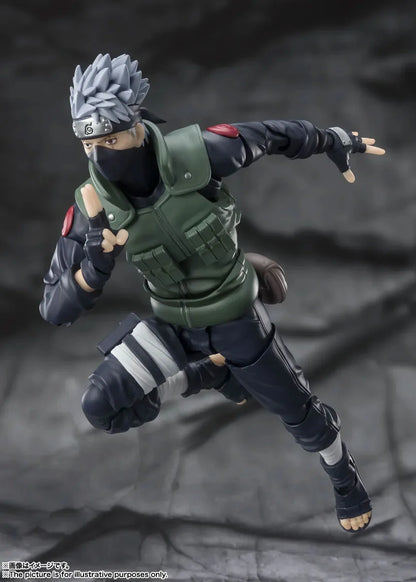 Pre-Order: Naruto: Shippuden S.H.Figuarts Kakashi Hatake (The Famed Sharingan Hero) Action Figure (Reissue)
