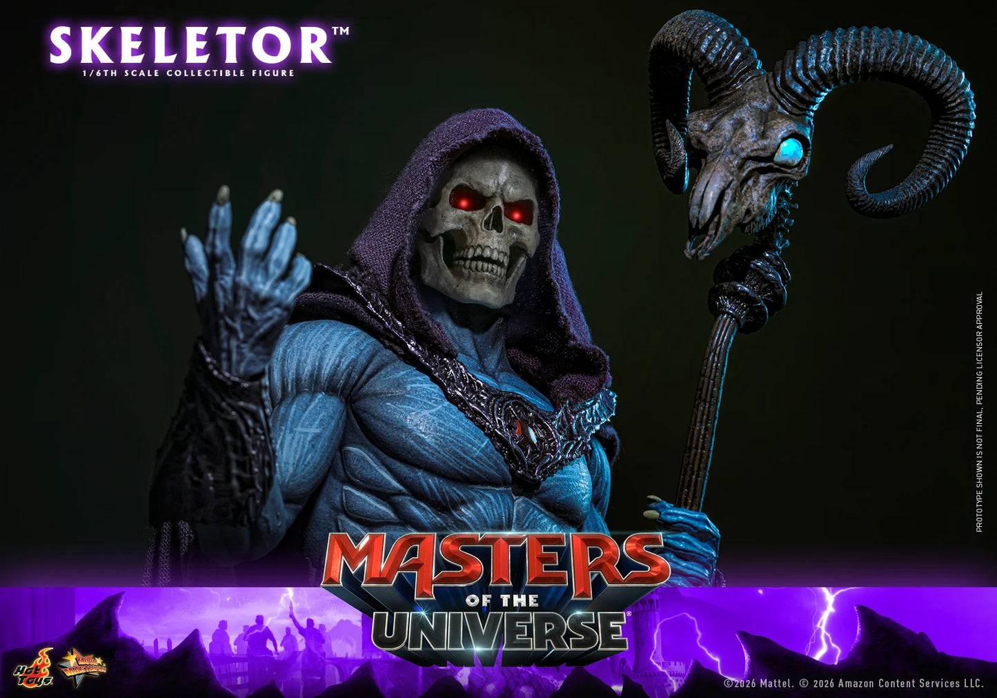 Pre-Order: Masters of the Universe (2026) MMS889 Skeletor 1/6th Scale Collectible Figure