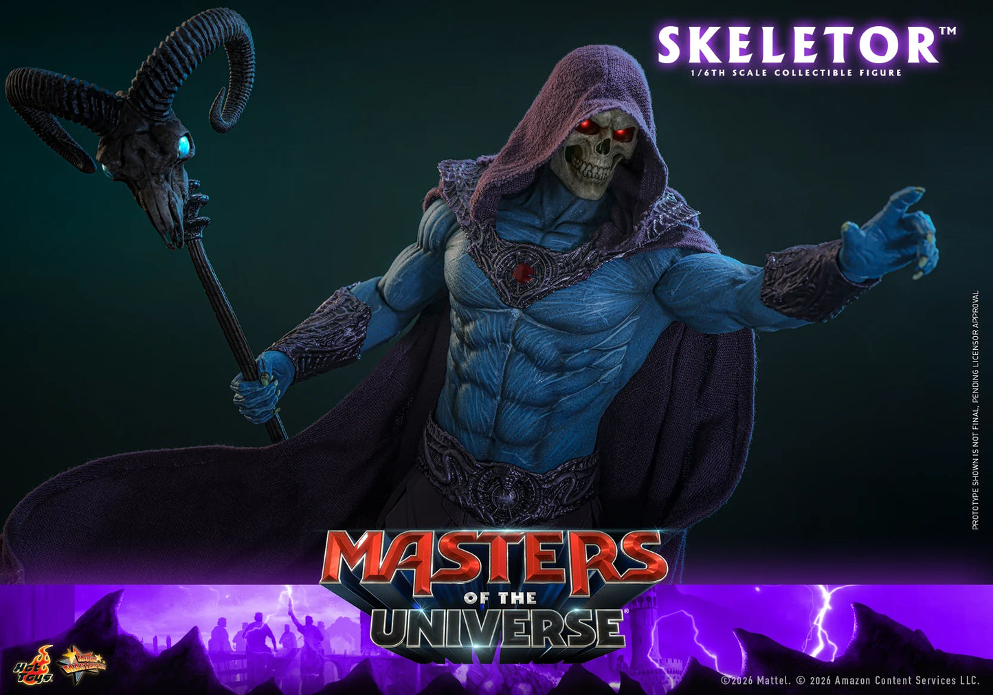 Pre-Order: Masters of the Universe (2026) MMS889 Skeletor 1/6th Scale Collectible Figure