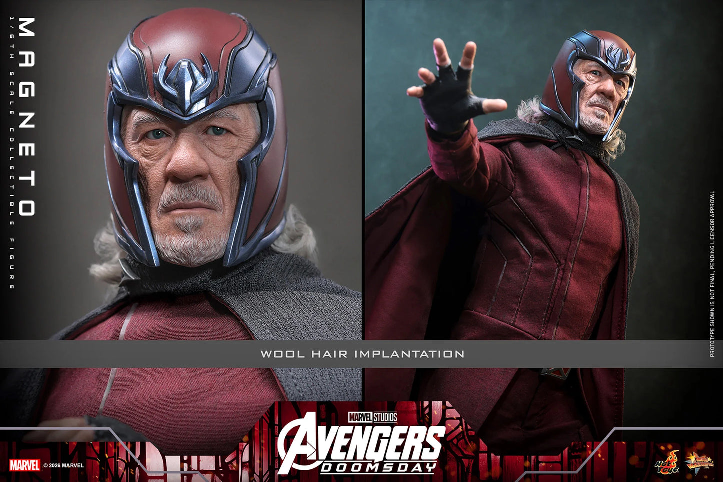 Pre-Order - Avengers: Doomsday MMS912 Magneto 1/6th Scale Collectible Figure