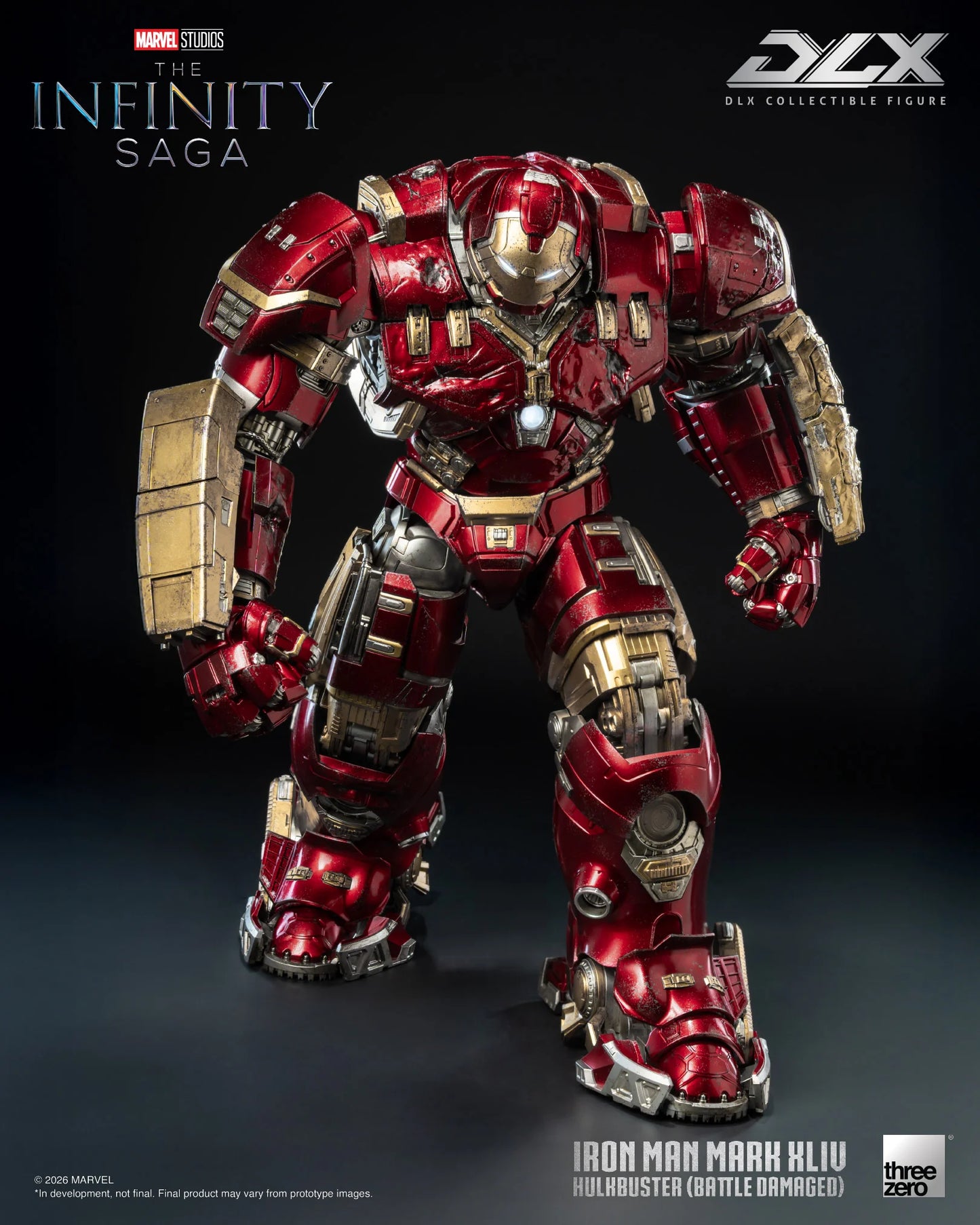 PRE-ORDER - Marvel: The Infinity Saga DLX Iron Man 44 Hulkbuster (Battle Damaged) Action Figure