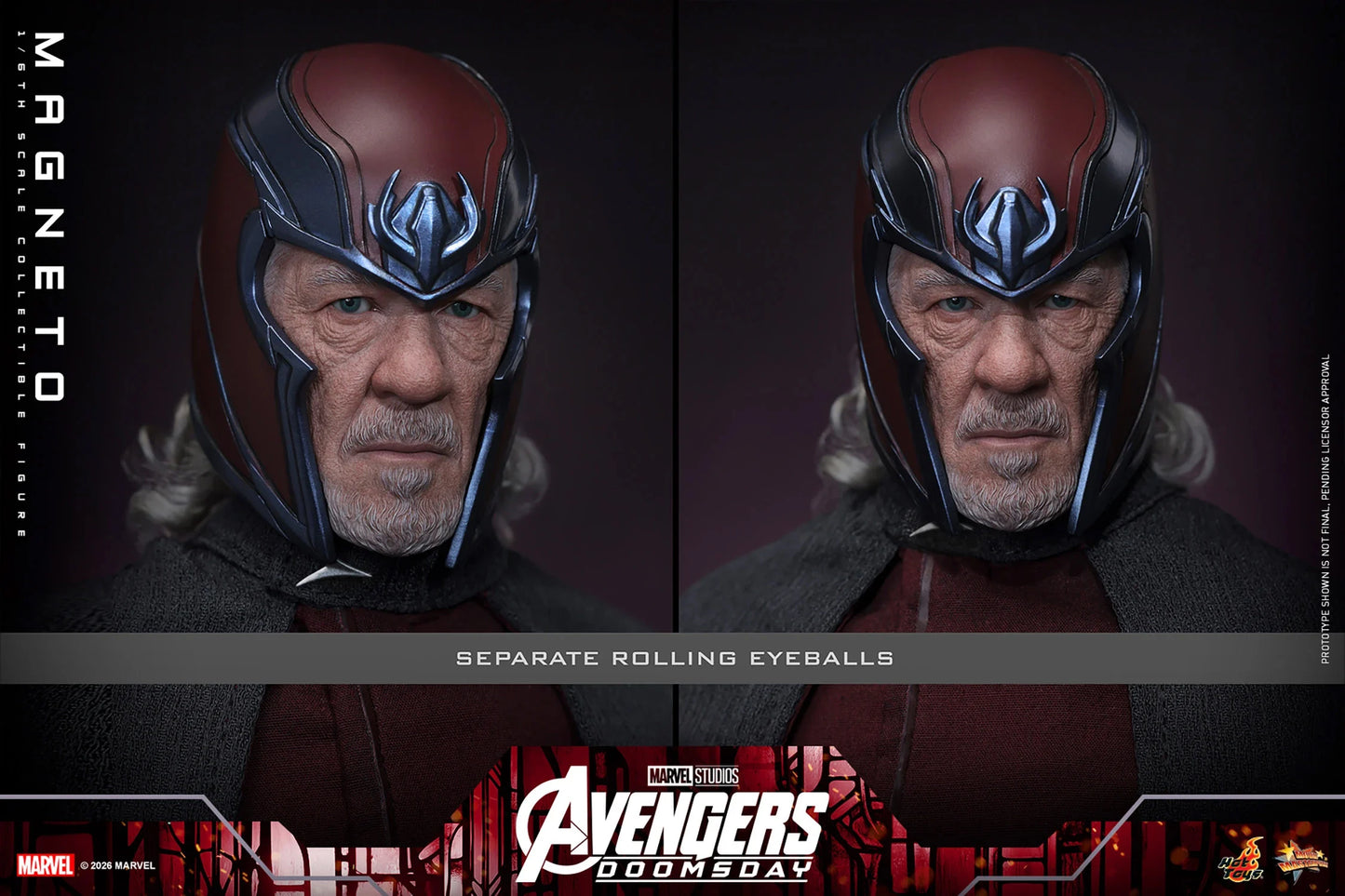 Pre-Order - Avengers: Doomsday MMS912 Magneto 1/6th Scale Collectible Figure