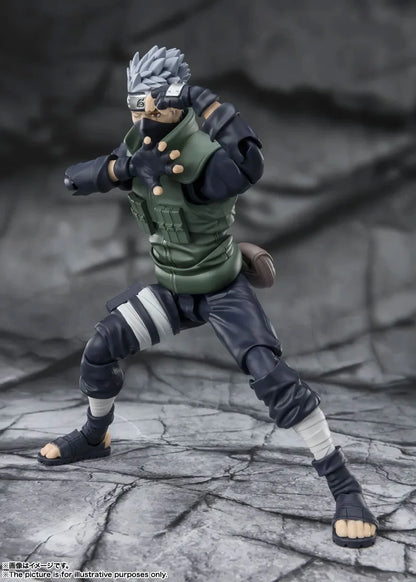 Pre-Order: Naruto: Shippuden S.H.Figuarts Kakashi Hatake (The Famed Sharingan Hero) Action Figure (Reissue)