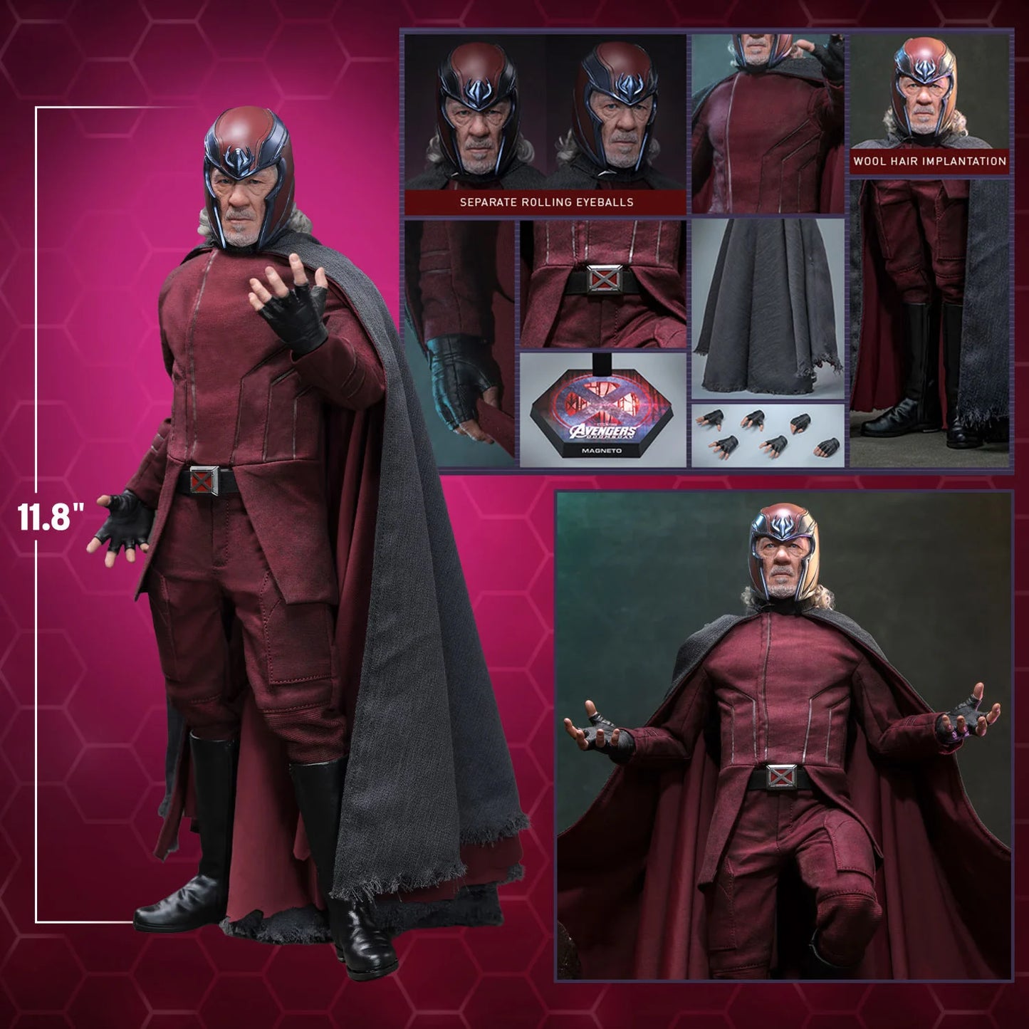 Pre-Order - Avengers: Doomsday MMS912 Magneto 1/6th Scale Collectible Figure