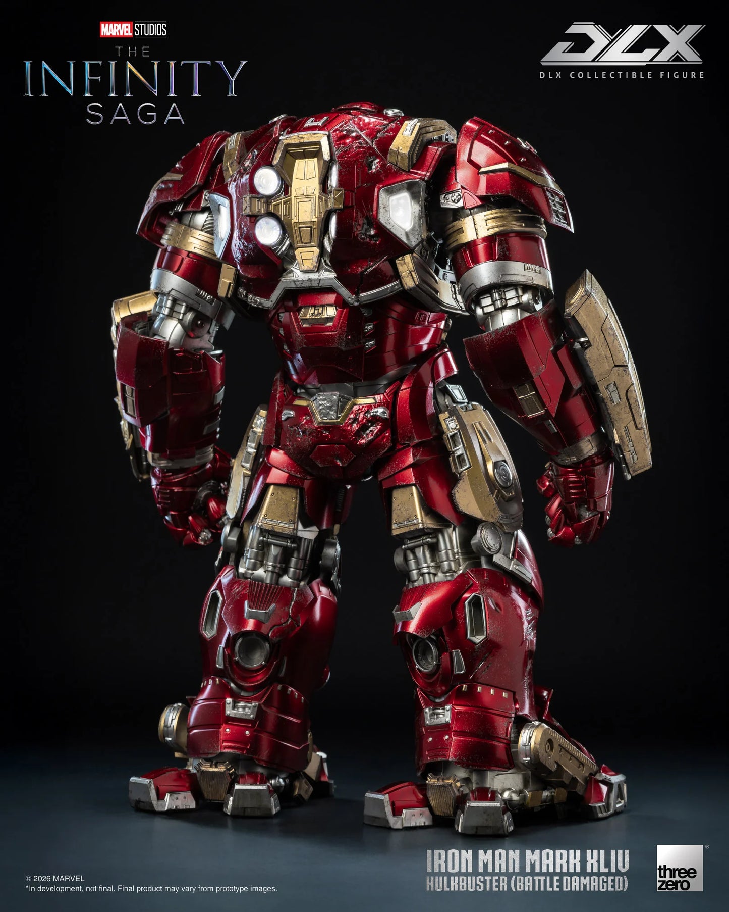 PRE-ORDER - Marvel: The Infinity Saga DLX Iron Man 44 Hulkbuster (Battle Damaged) Action Figure