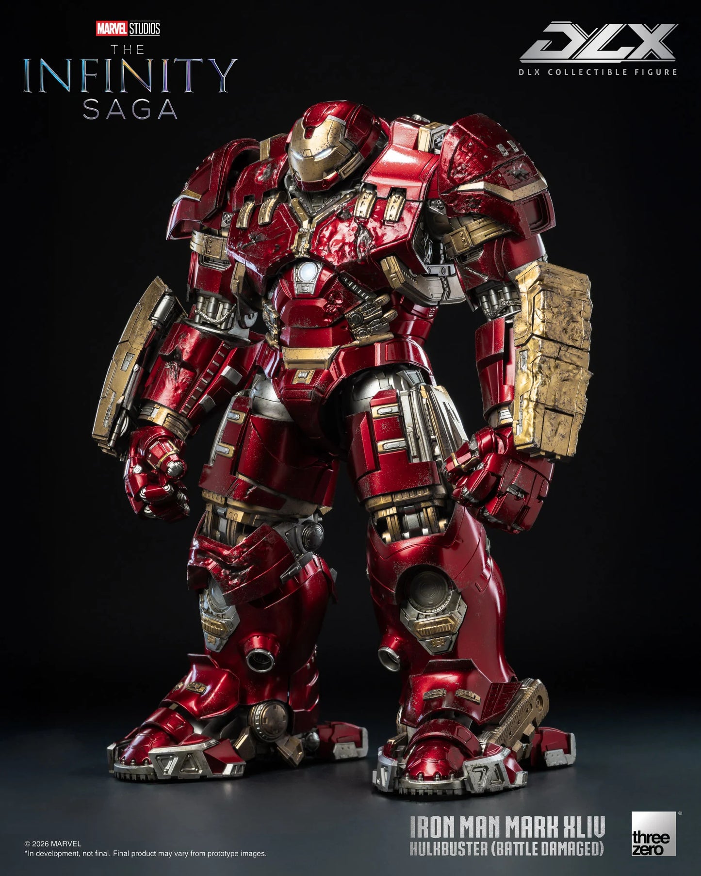 PRE-ORDER - Marvel: The Infinity Saga DLX Iron Man 44 Hulkbuster (Battle Damaged) Action Figure