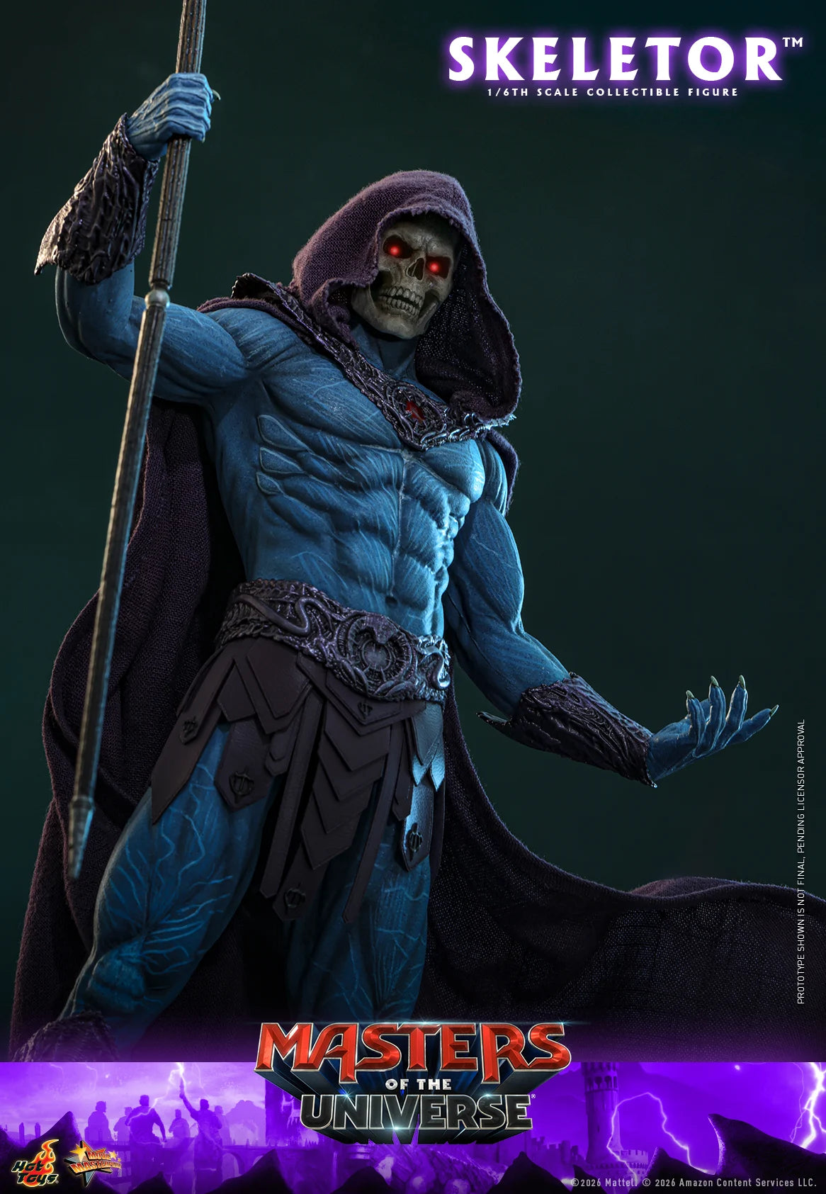 Pre-Order: Masters of the Universe (2026) MMS889 Skeletor 1/6th Scale Collectible Figure