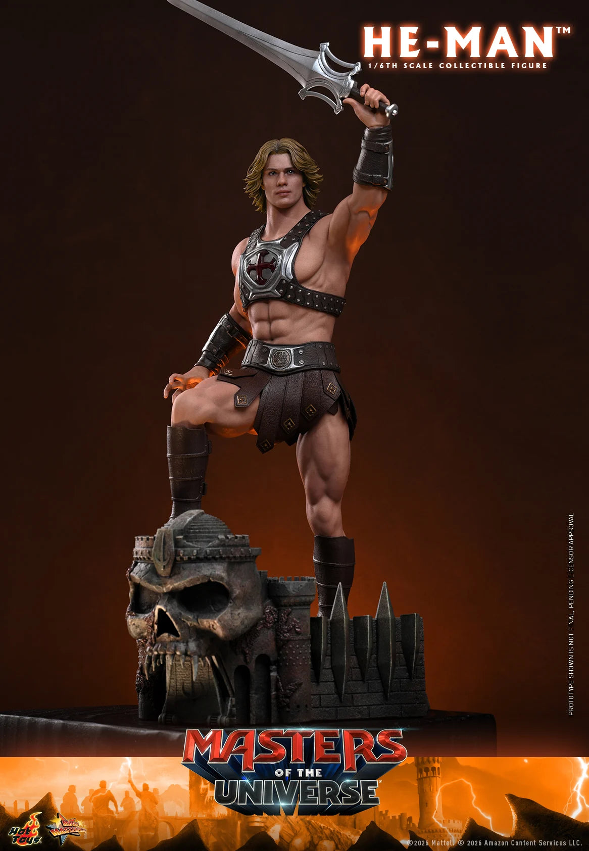 Pre-Order: Masters of the Universe (2026) MMS888 He-Man 1/6th Scale Collectible Figure