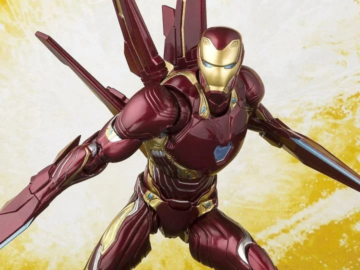 Avengers: Infinity War S.H.Figuarts Iron Man Mark L Action Figure With Nano-Weapon Set