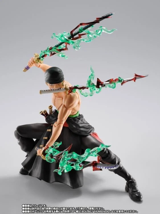 One Piece S.H.Figuarts Roronoa Zoro (The King of Hell) Exclusive Action Figure