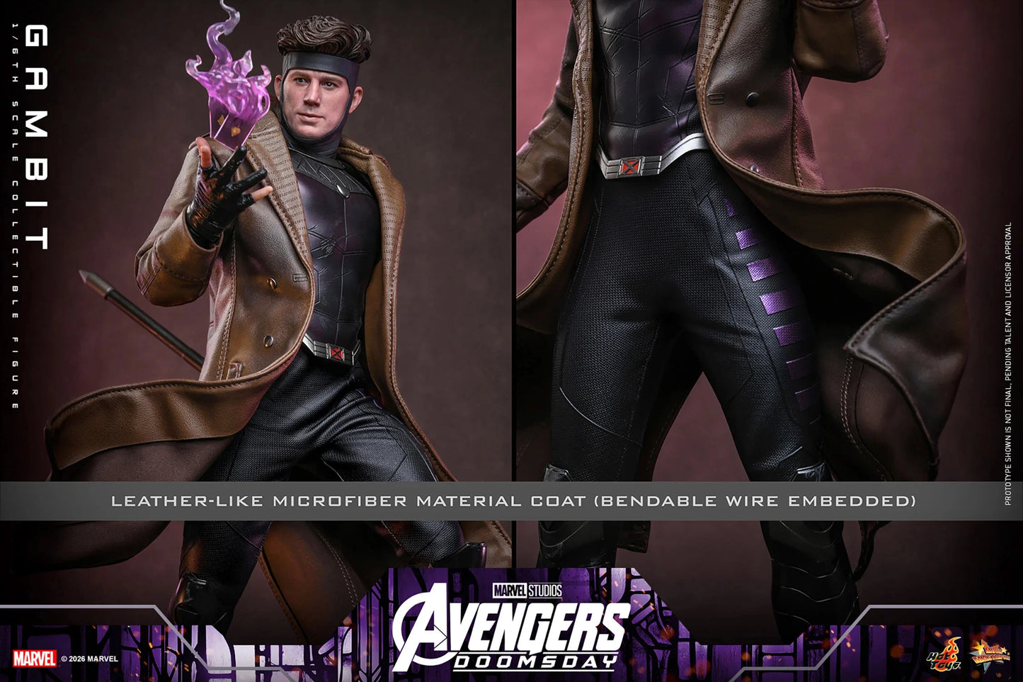 Pre-Order - Avengers: Doomsday MMS910 Gambit 1/6th Scale Collectible Figure