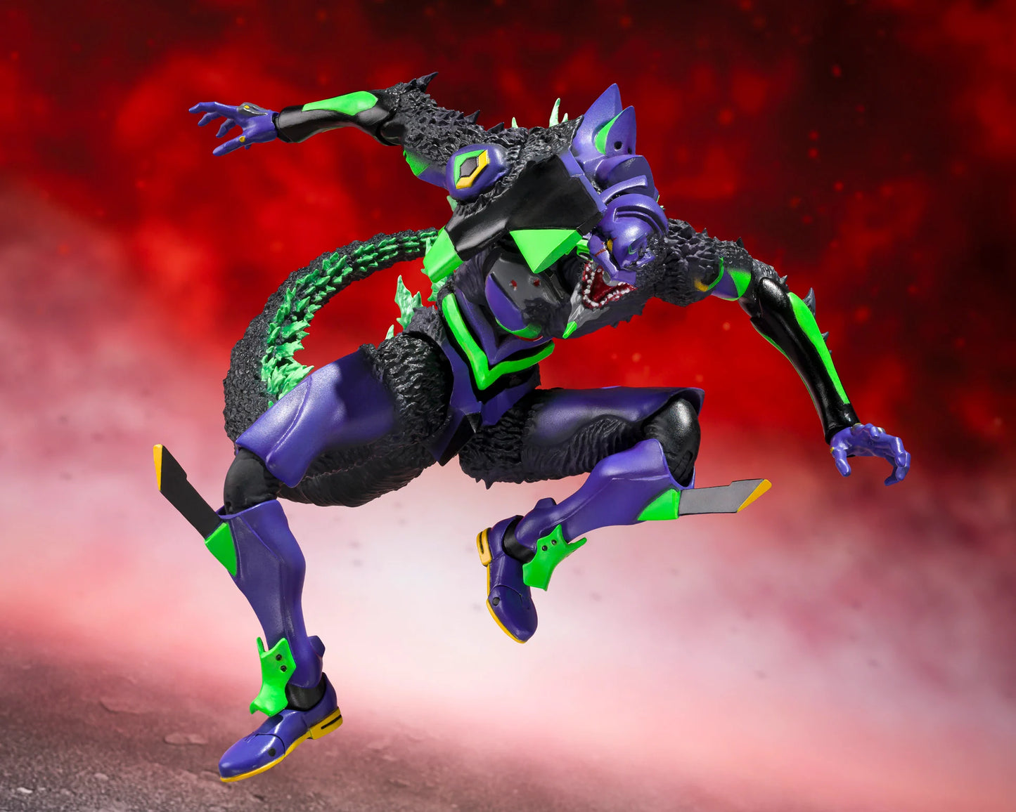 Pre-Order - Godzilla vs. Evangelion S.H.MonsterArts Evangelion Test Type-01 "G" Awakening Form Action Figure