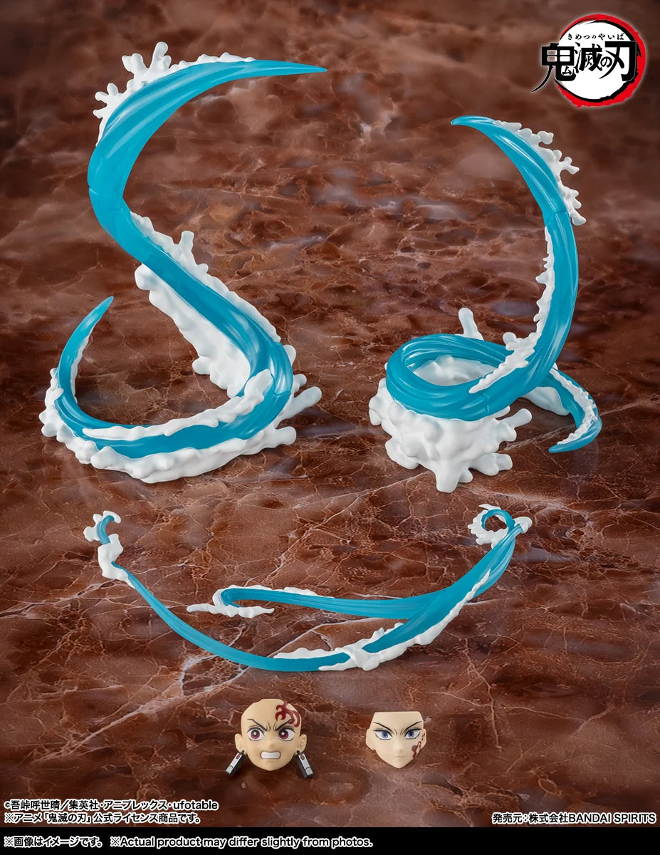 Pre-Order - Demon Slayer: Kimetsu no Yaiba S.H.Figuarts Tanjiro Kamado & Giyu Tomioka Water Breathing Effect Parts Set