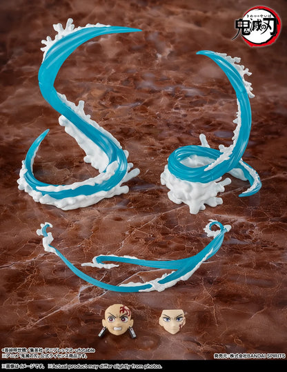 Pre-Order - Demon Slayer: Kimetsu no Yaiba S.H.Figuarts Tanjiro Kamado & Giyu Tomioka Water Breathing Effect Parts Set