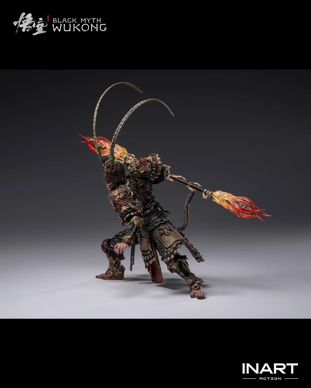 Pre-Order: Black Myth: Wukong InArt Wukong (Great Sage Armor) 1/12 Scale Action Figure