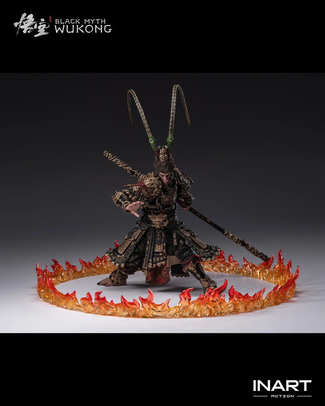 Pre-Order: Black Myth: Wukong InArt Wukong (Great Sage Armor) 1/12 Scale Action Figure