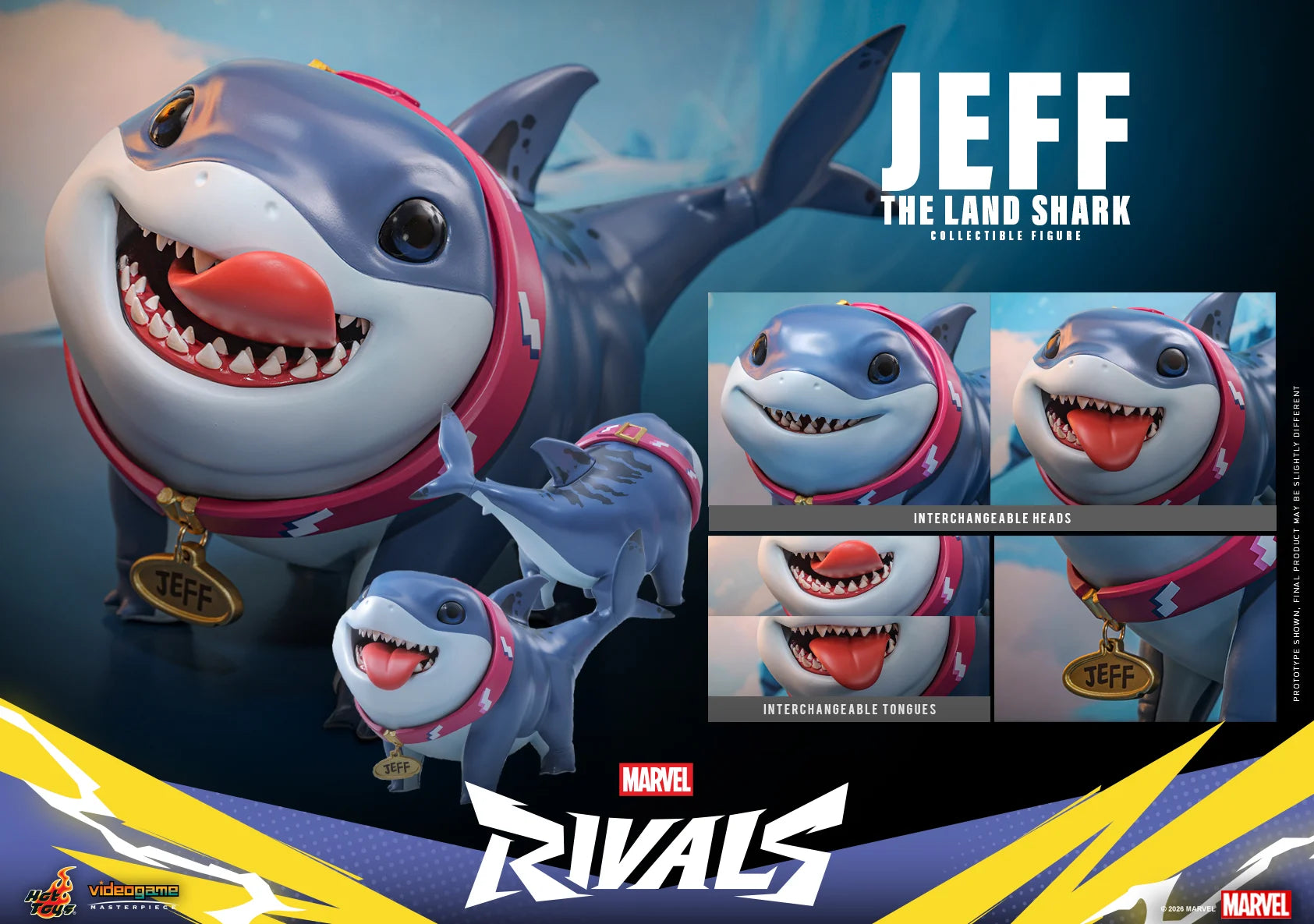 Pre-Order - Marvel Rivals VGM86 Jeff the Land Shark Collectible