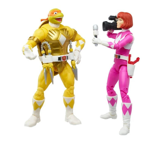 Power Rangers X Teenage Mutant Ninja Turtles Lightning Collection Morphed April O'Neil & Morphed Michelangelo