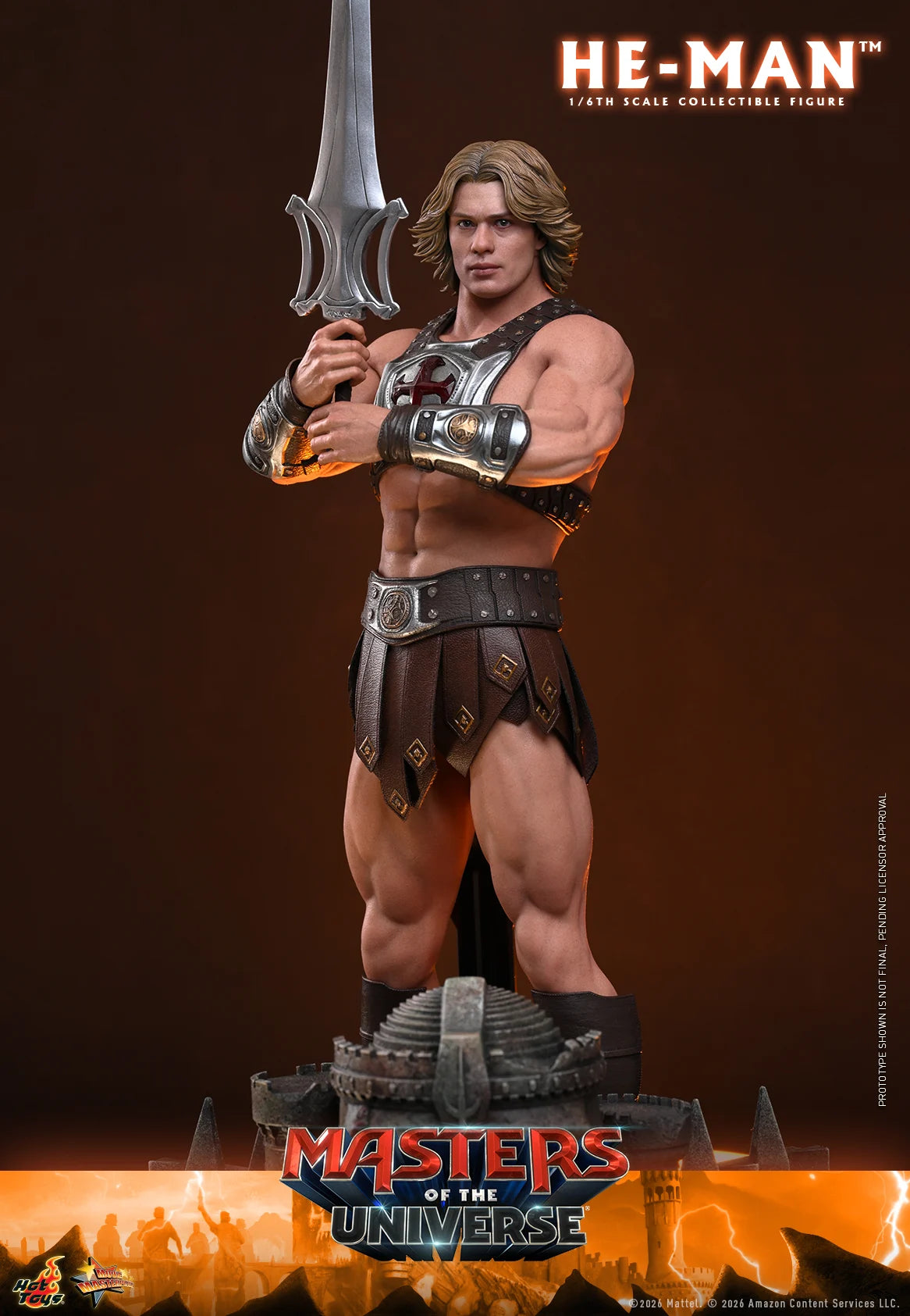 Pre-Order: Masters of the Universe (2026) MMS888 He-Man 1/6th Scale Collectible Figure